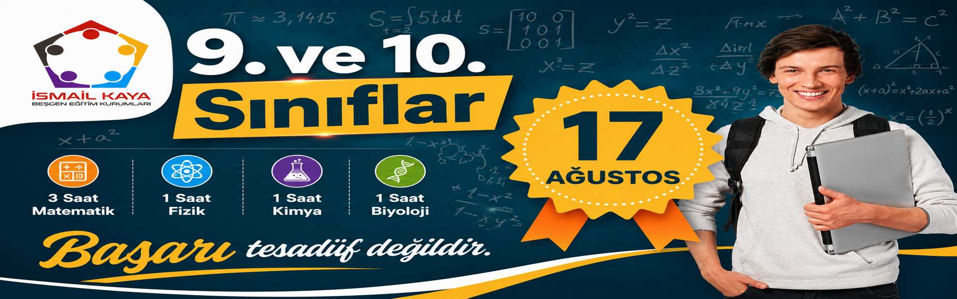 9. ve 10. Sınıflar İçin İsmail Kaya Beşgen Dershanesi Yaz Kursu